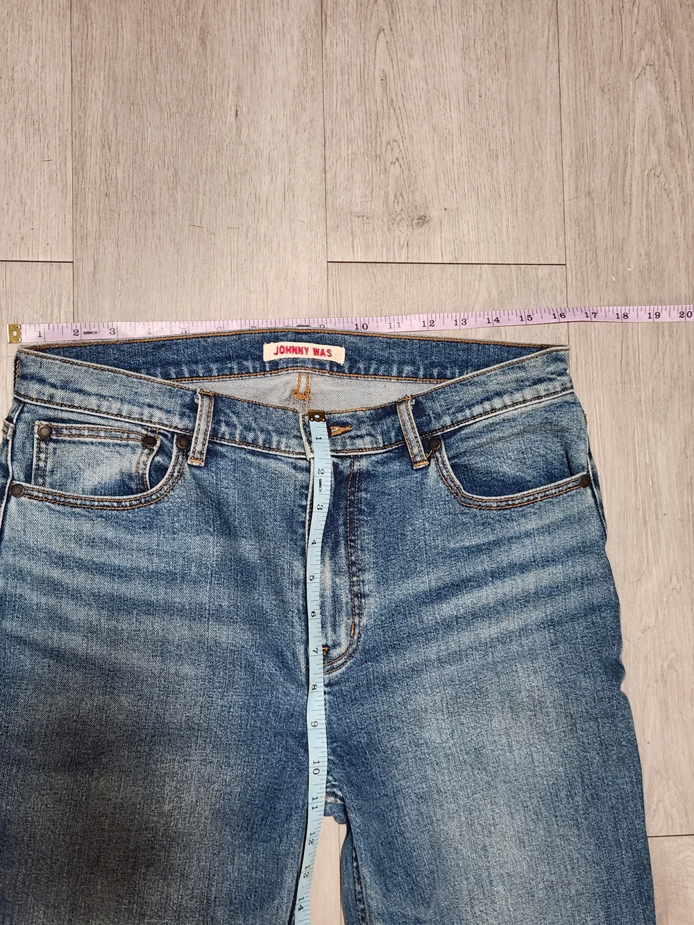 ✨ Johnny Was Boho Embroidered Straight Leg Jeans 29 - Picture 2 of 11